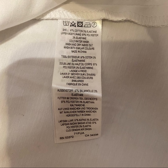 - NWT White French Connection mini Dress Cap sleeves. Size 2 - Picture 10 of 10